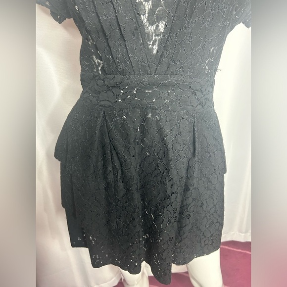 Top shop Black Lace Dress - Picture 4 of 7